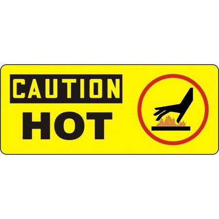 OSHA CAUTION SAFETY SIGN HOT HAND MEQM709XP